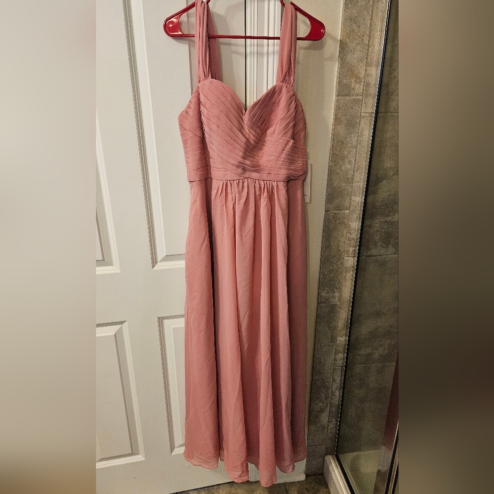 L to XL adjustable corset back formal dress